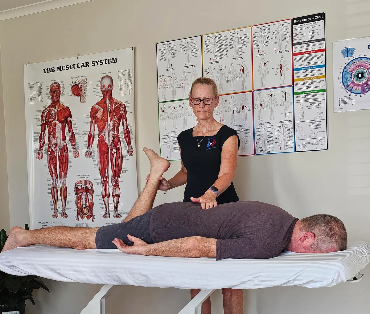 Kidney and lower back Bowen moves